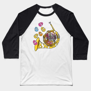 Easter French Horn Hornist Brass Musician Baseball T-Shirt